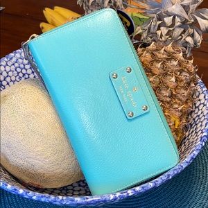 Teal Kate Spade Wallet